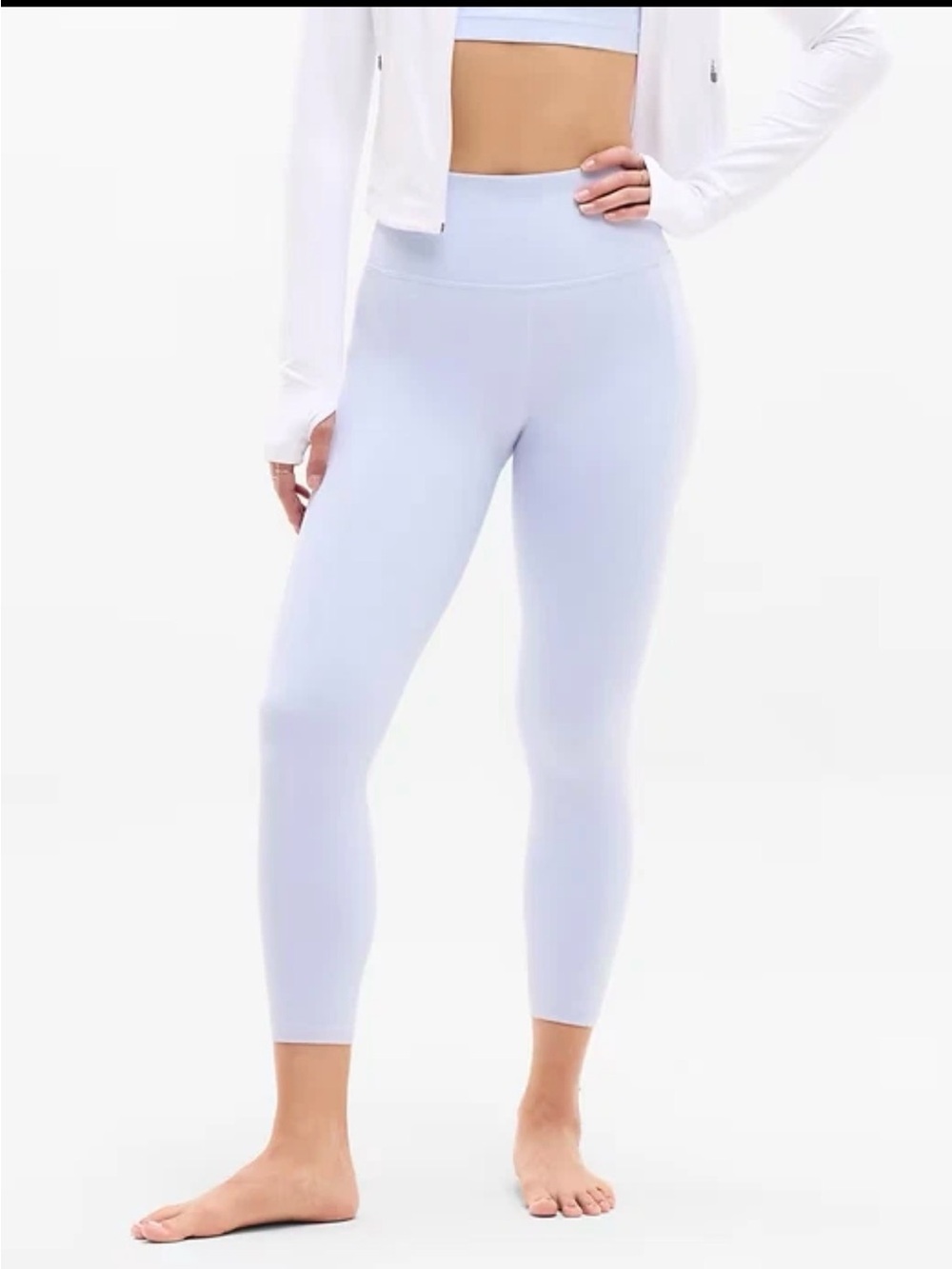 Athleta Salutation Stash 7/8 Legging Gossamer Blue
